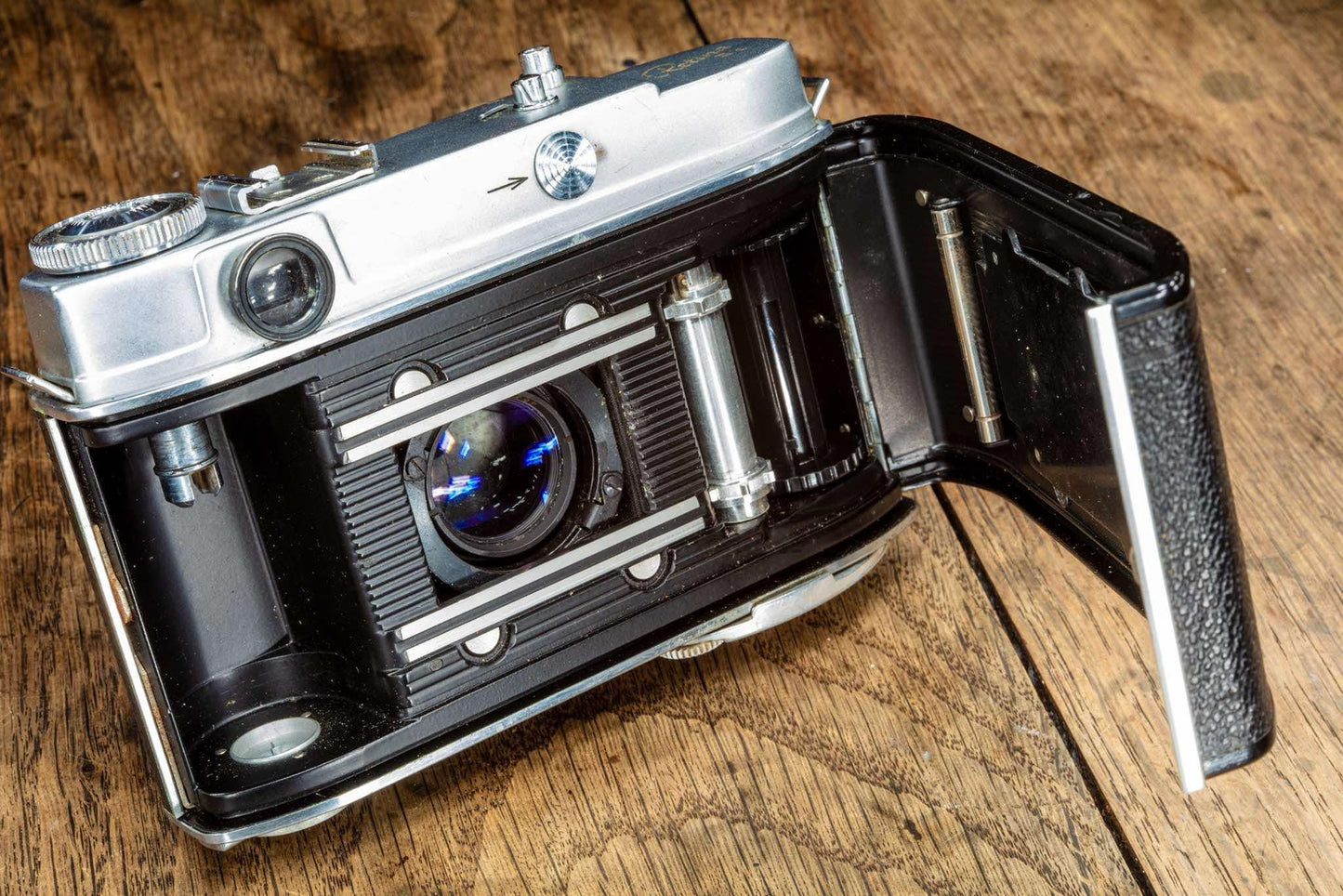 Vintage Rare Beautiful Film Camera Retina IIc Kodak Video 35mm rangefinder with original case, Germany 1950s High Quality Perfect Gift Art