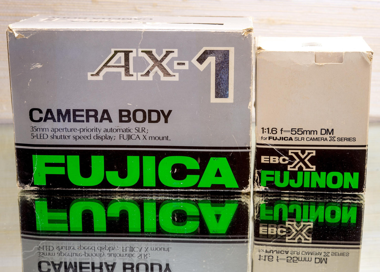 Vintage Film New Camera Manual Fujica AX-1 + Fujinon 55mm F1.6 Boxed! Professional Set Perfect Gift For Photographers and Collectors Lens