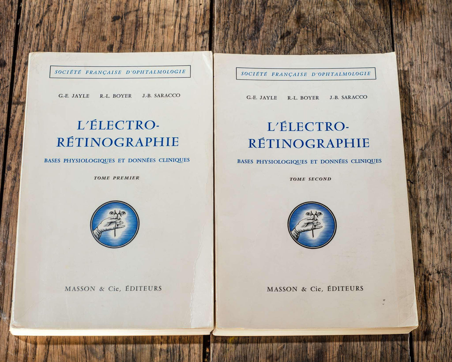 The set of 13 medical books, ophtalmology 1964-1973, Masson et cie, èditeurs 120, Medicine, Textbook for Doctors and Students Study Book