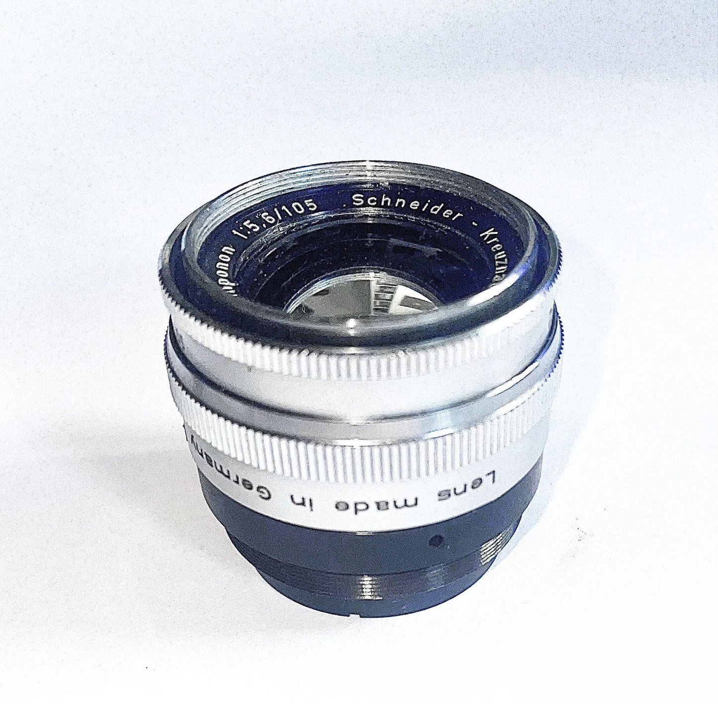 Silver Professional Set of Schneider Kreuznach 105mm Lenses Vintage Enlarged & Large Format Optics Perfect for Photographers Retro Gift Art