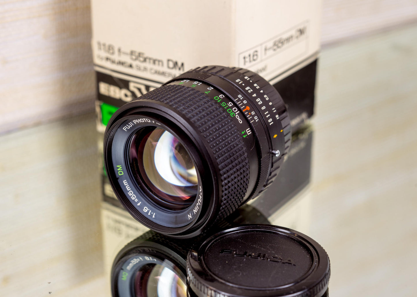 Vintage Film New Camera Manual Fujica AX-1 + Fujinon 55mm F1.6 Boxed! Professional Set Perfect Gift For Photographers and Collectors Lens