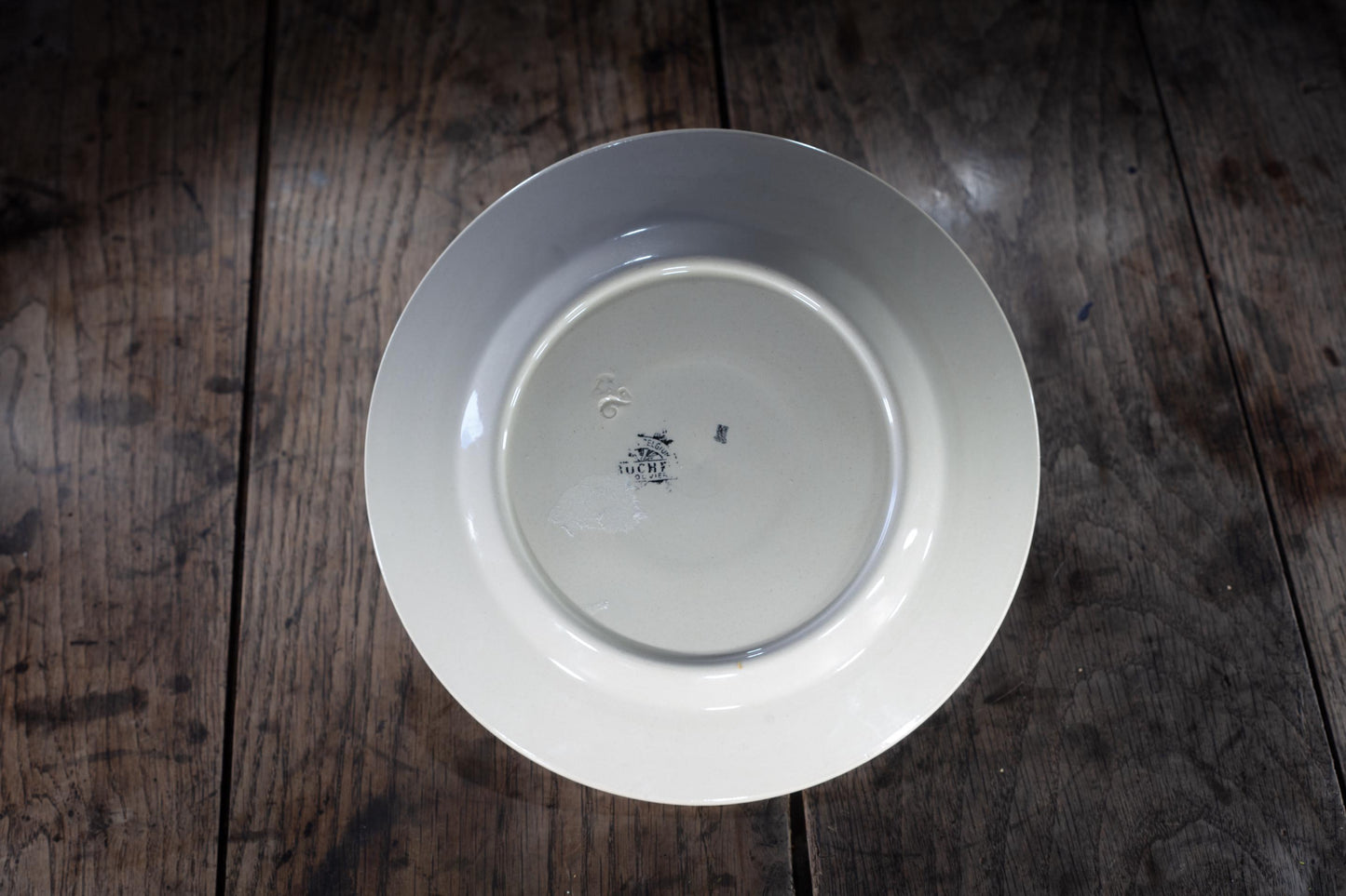 Rare Vintage Antique Elegant Ceramic Belgian Pottery Sepia Plate Bosh la Louviere Black and White Landscape Beautiful Details Perfect Gift