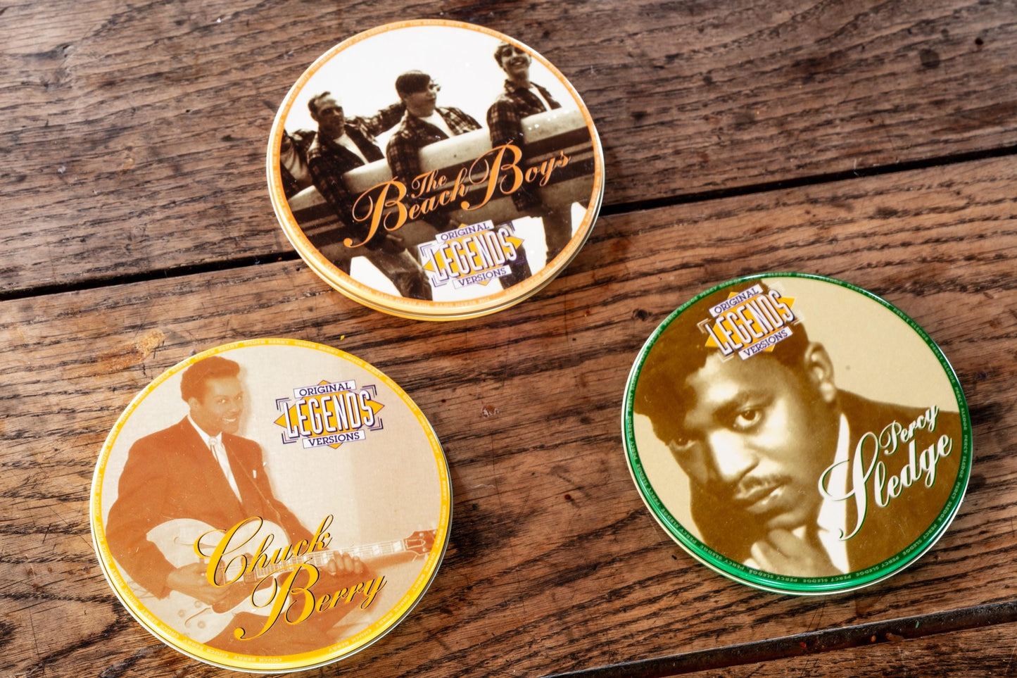 Vintage CD Collection in Metal Box Classic Music Album Set | Rare Collector's Edition Perfect Gift, Iconic songs of All Time, Jazz Rock Pop