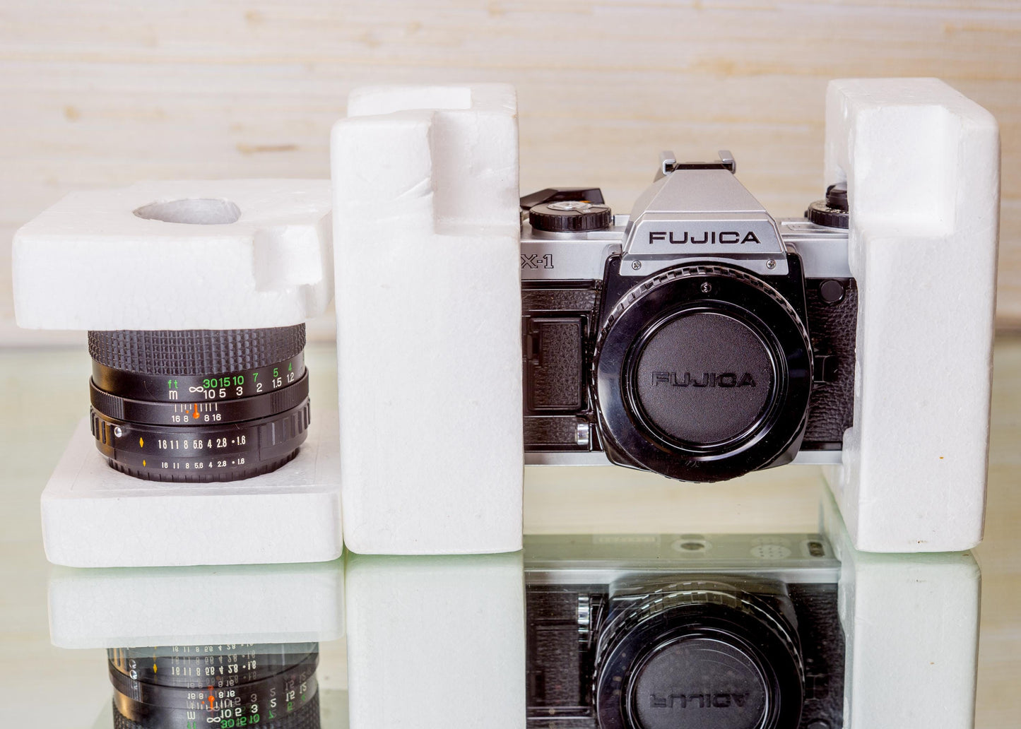 Vintage Film New Camera Manual Fujica AX-1 + Fujinon 55mm F1.6 Boxed! Professional Set Perfect Gift For Photographers and Collectors Lens
