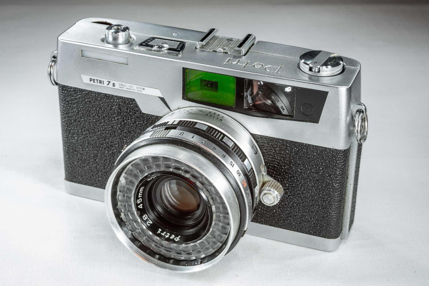 Vintage Rare Rangefinder Film Camera Petri 7s 45mm f2.8 Classic Retro 1960s Analog Manual focus Perfect For a Gift and Photographers Antique