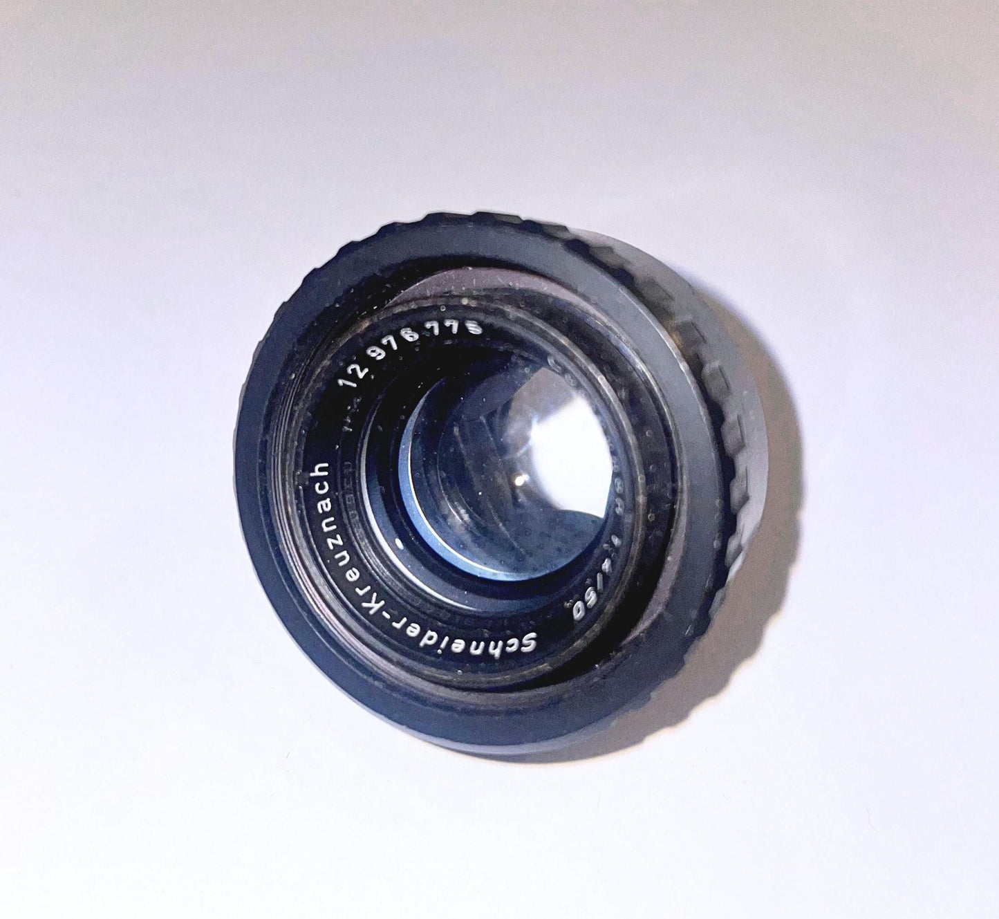Schneider-Kreuznach 50mm f/4.5 Lens – Vintage Rare Camera Lens Classic German Optics for Film & Large Format Photography Retro Perfect Gift