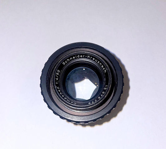 Schneider-Kreuznach 50mm f/4.5 Lens – Vintage Rare Camera Lens Classic German Optics for Film & Large Format Photography Retro Perfect Gift