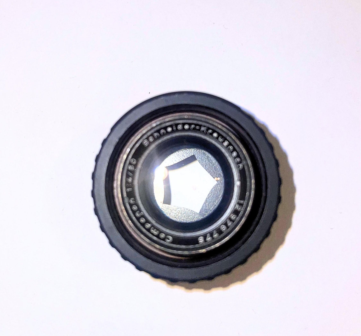Schneider-Kreuznach 50mm f/4.5 Lens – Vintage Rare Camera Lens Classic German Optics for Film & Large Format Photography Retro Perfect Gift