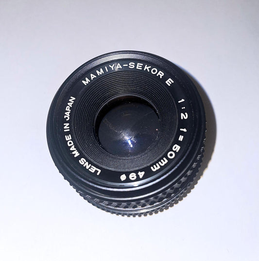 Vintage Mamiya-Sekor E 50mm f/2 Manual Focus Japanese Lens 35mm Film & DSLR Film Photography Rare Perfect Gift for Collectors Retro Classic