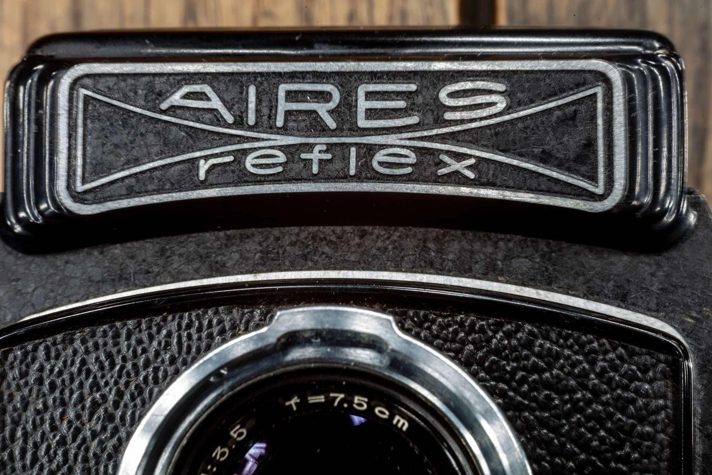 Aires Reflex Automat 6×6 TLR – Professional Vintage Twin-Lens Reflex Medium Format Rare Camera – 120 Film Classic with Leather Case 1950s