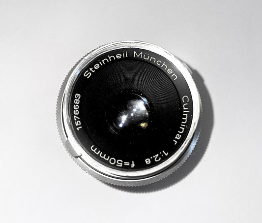 Rare Professional Steinheil Munich Culminar 50mm f/2.8 Vintage Lens – German Optics for Film & Digital Perfect for Photographers Gift 1950s