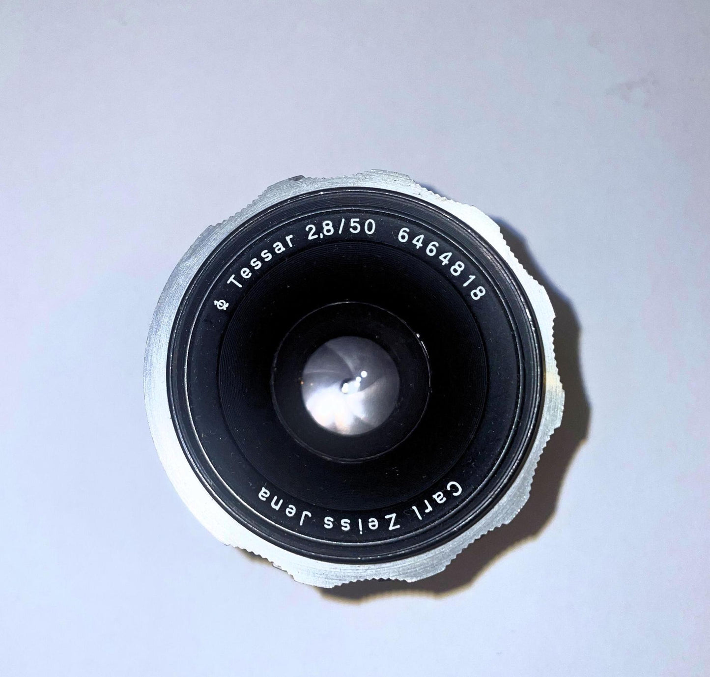 Rare Carl Zeiss Jena 50mm f/2.6 Silver Lens – Professional Vintage Manual Focus Lens – Classic German Optics for Film & Digital Cameras 1950