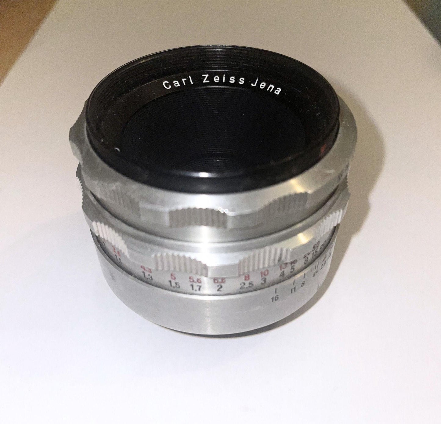 Rare Carl Zeiss Jena 50mm f/2.6 Silver Lens – Professional Vintage Manual Focus Lens – Classic German Optics for Film & Digital Cameras 1950