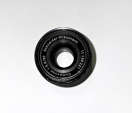 German Rare Schneider Kreuznach Componon 80mm f/5.6 Enlarger Lens Vintage High-Quality Optics for Darkroom & Macro Photography Perfect Gift