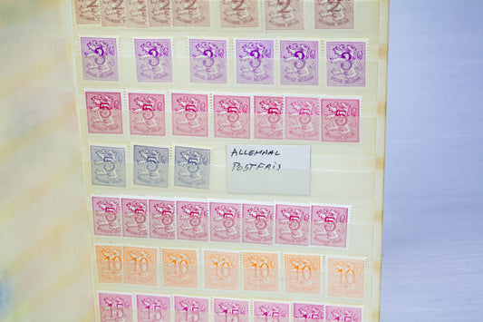 Vintage Old Post Stamps Lot 320 Belgian Lion Series Postage Stamps from 1969-1971 Colorful Classic Collectible Belgium Philately Lot Gift