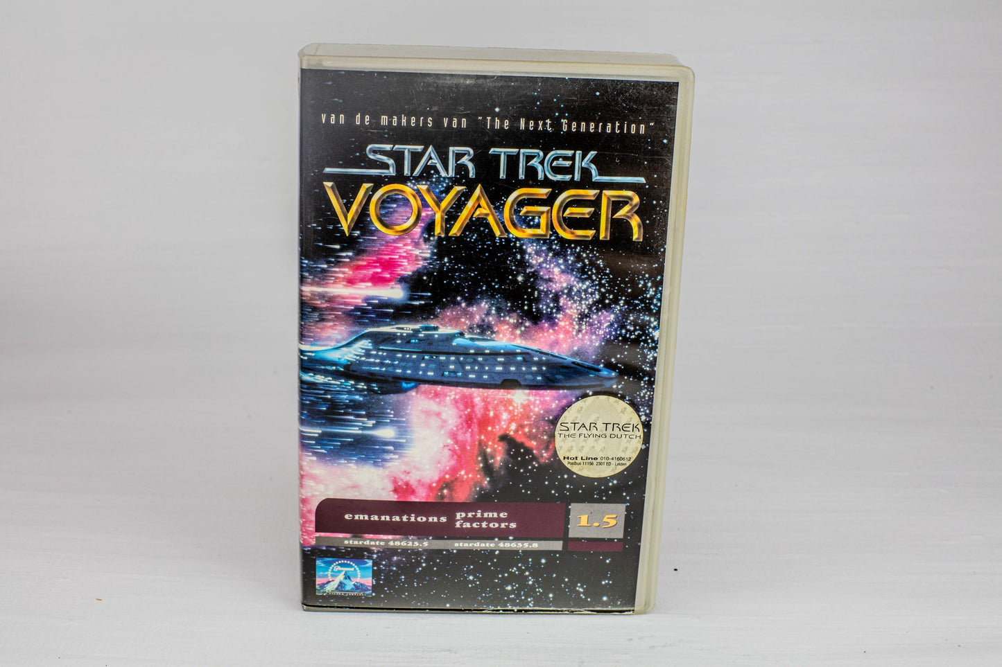 Vintage Star Trek VHS Lot Voyager & Deep Space Nine 1990s VHS Cassette Tapes Sci-Fi Collector's SetCIC Video Release Film Movie Cinema Art