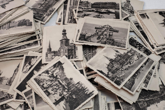 Vintage Photos 1920s-30s Black & White Architecture Prints Antique Real Lot Old Europe Paper Ephemera City Journal Scrapbooking Rare Belgian