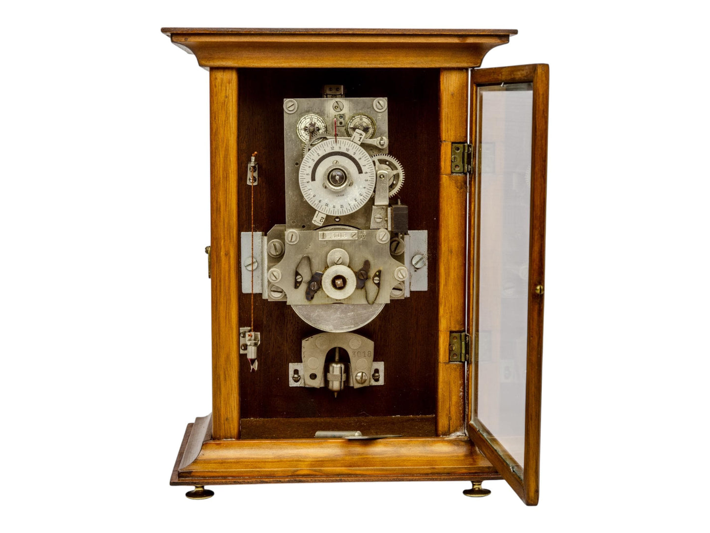 Vintage Antique Hermann Aron Style Electricity Meter Scientific German Device Museum Quality Collectable Pendulum Electromechanical c.1890s
