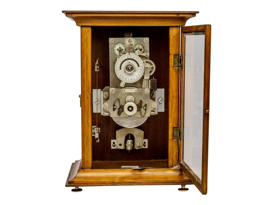 Vintage Antique Hermann Aron Style Electricity Meter Scientific German Device Museum Quality Collectable Pendulum Electromechanical c.1890s