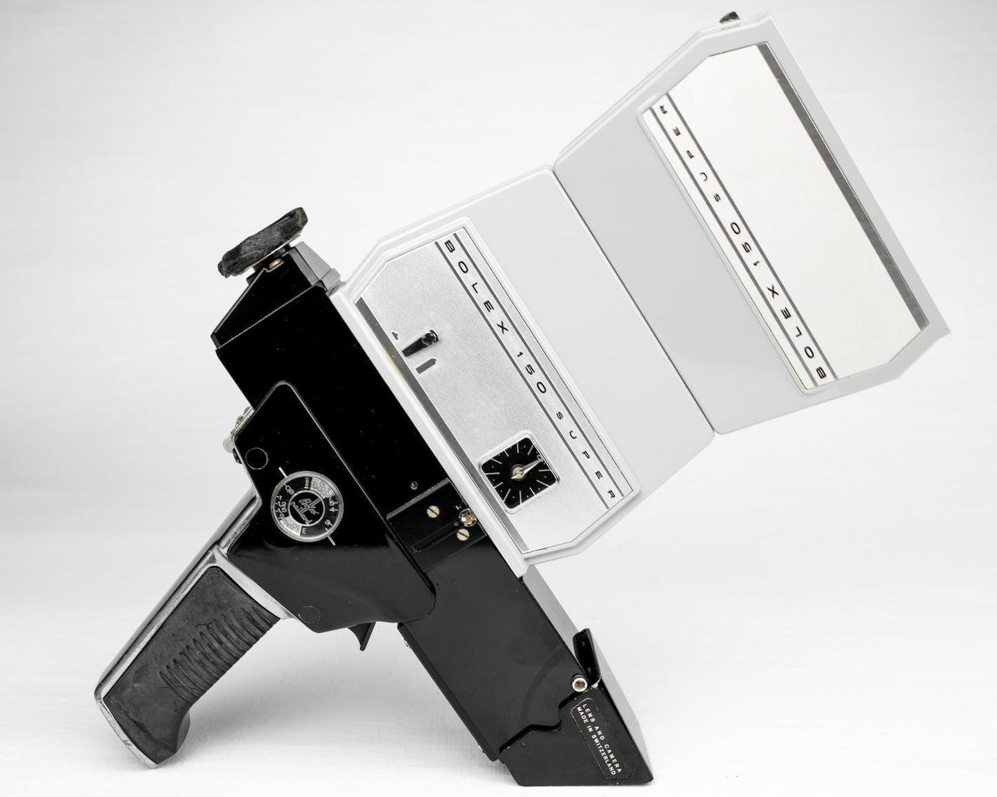 Vintage 150 Bolex Super Camera with Original Case and Accessory Retro Movie Camera Mid Century Film Equipment Piece Collectable Photography