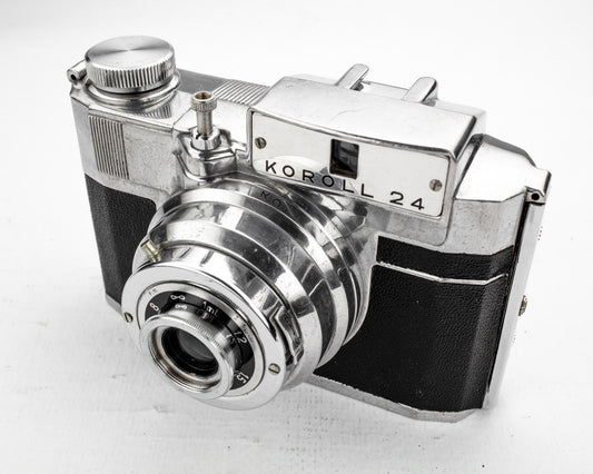 Vintage Koroll 24 1950s Retro German Film Camera Collectible 35mm Antique Photography Decor Working Display Piece Perfect Gift Classic Art